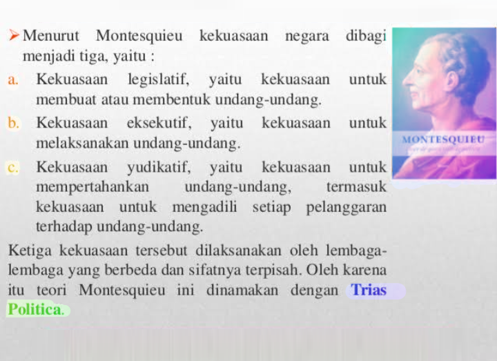 Macam Macam Kekuasaan Negara Menurut Montesquieu Dan John Locke