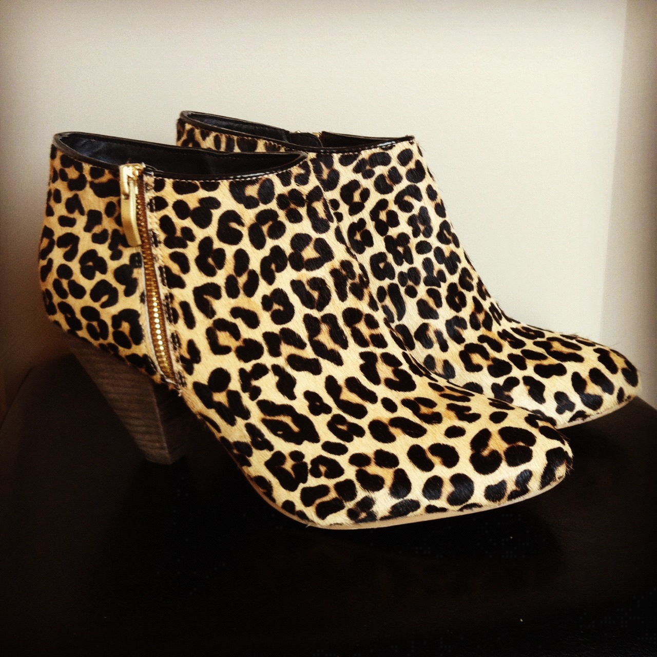 leopard booties