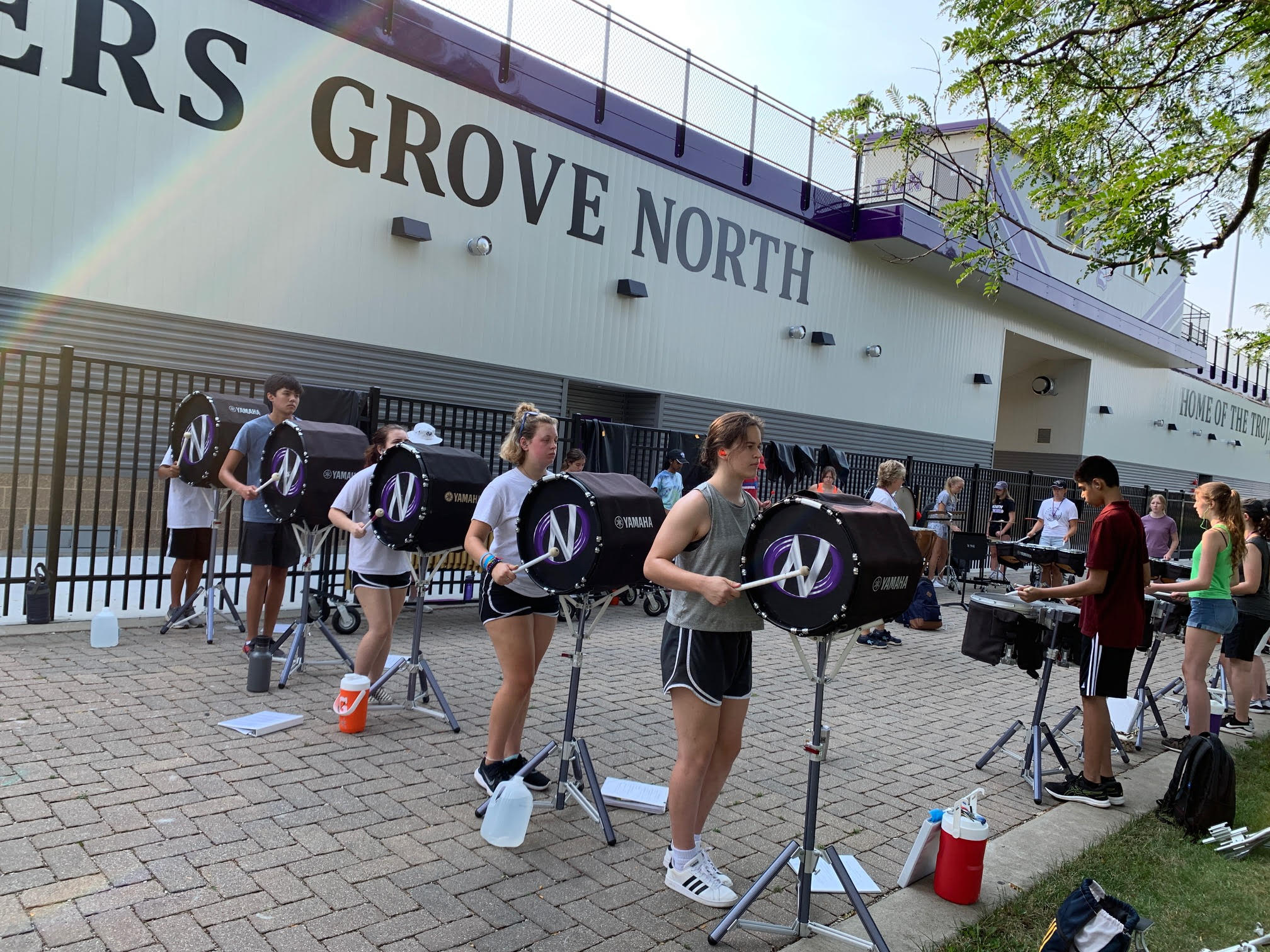 Downers Grove North Fine Arts Color Guard and Drumline MiniCamps