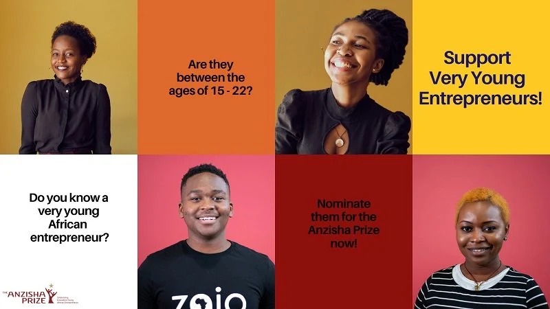Anzisha Prize 2021 for Young Entrepreneurs