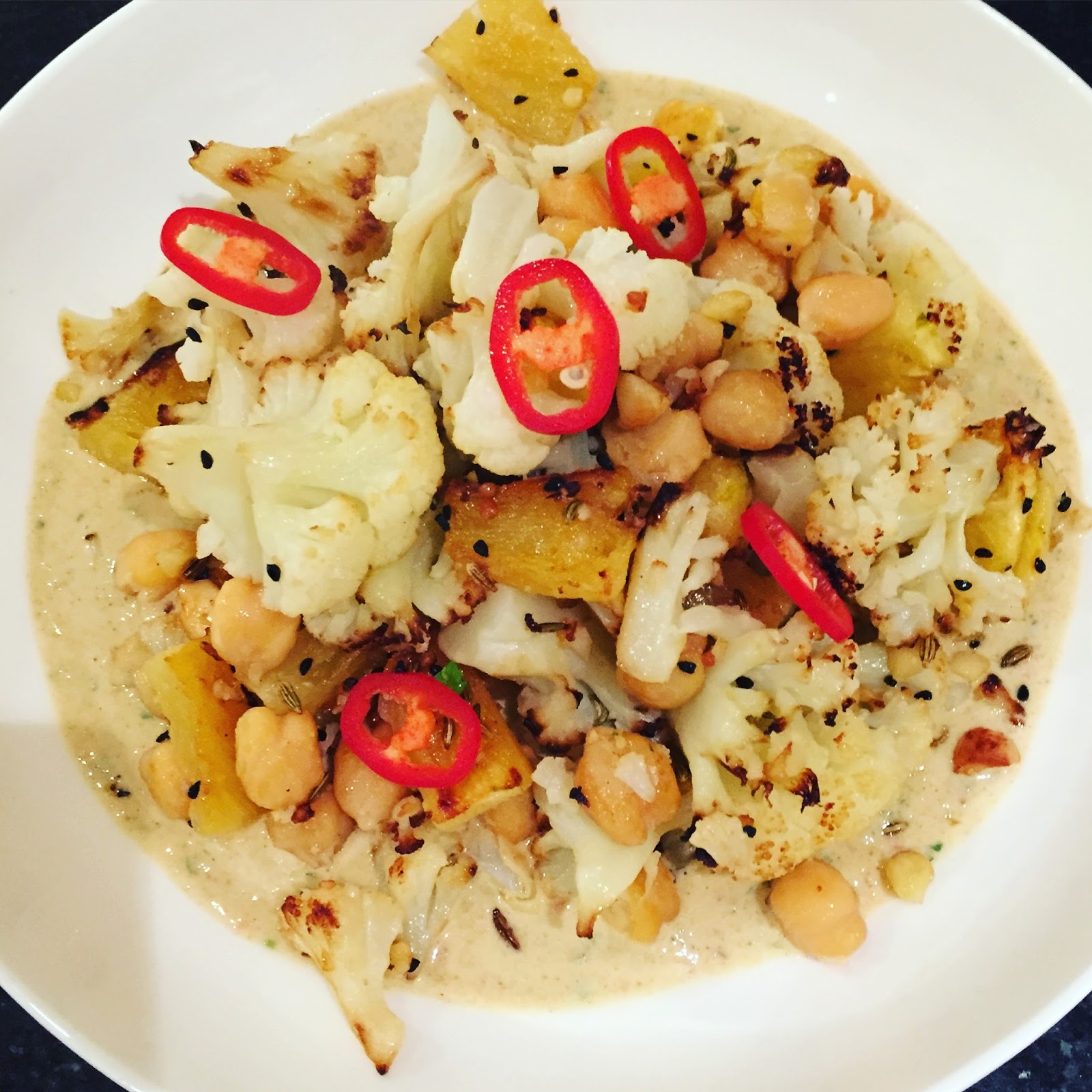 Incredible Indian Roasted Cauliflower Curry