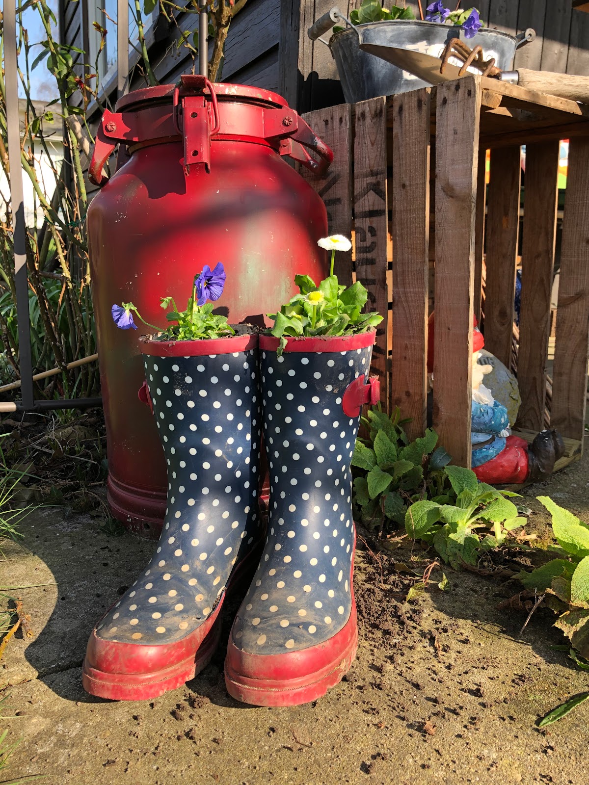 Gärtnern ist mein Yoga Gummistiefel meine Pumps