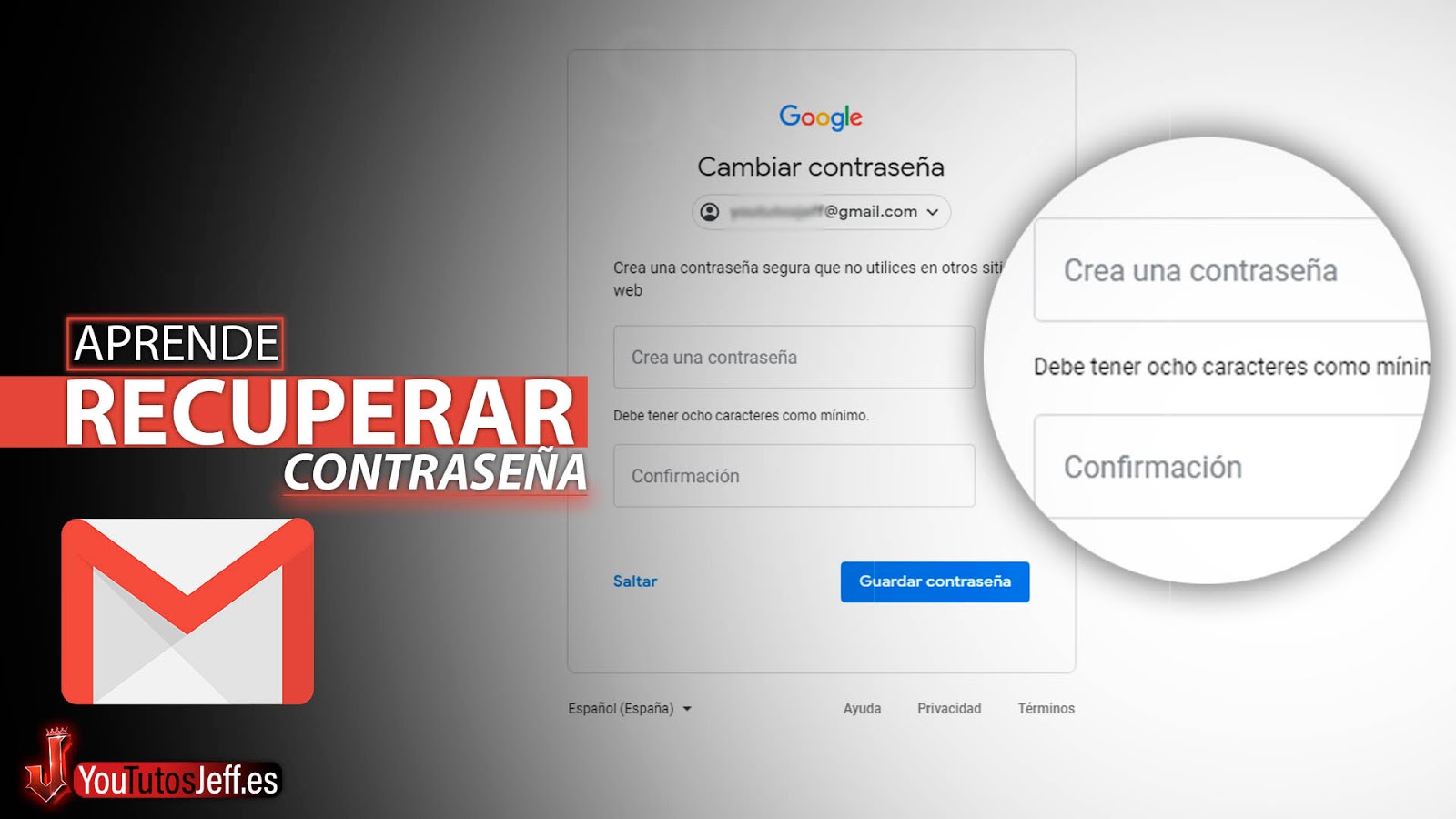 Como Puedo Recuperar Mi Contraseña De Mi Correo Gmail www.yoututosjeff.es