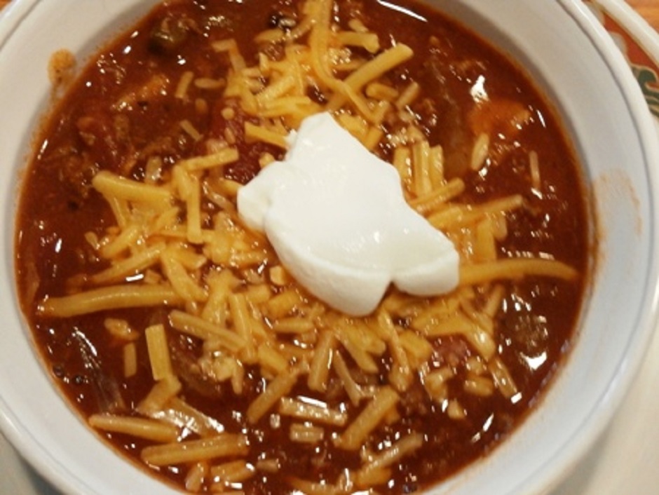 Sam's Place Beef and Sausage Chili