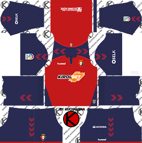 CA Osasuna 2019/2020 Kit - Dream League Soccer Kits