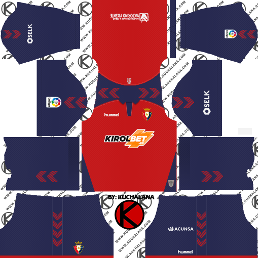 CA Osasuna 2019/2020 Kit - Dream League Soccer Kits