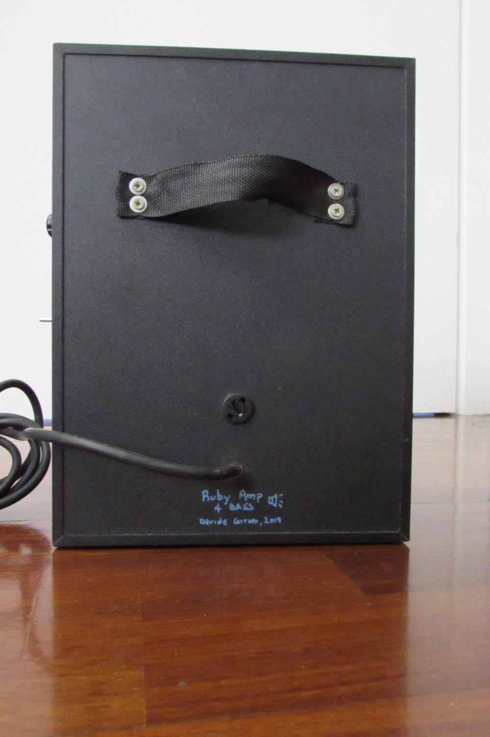 Davide Gironi blog My Ruby Amp Bassman mod small bass amplifier