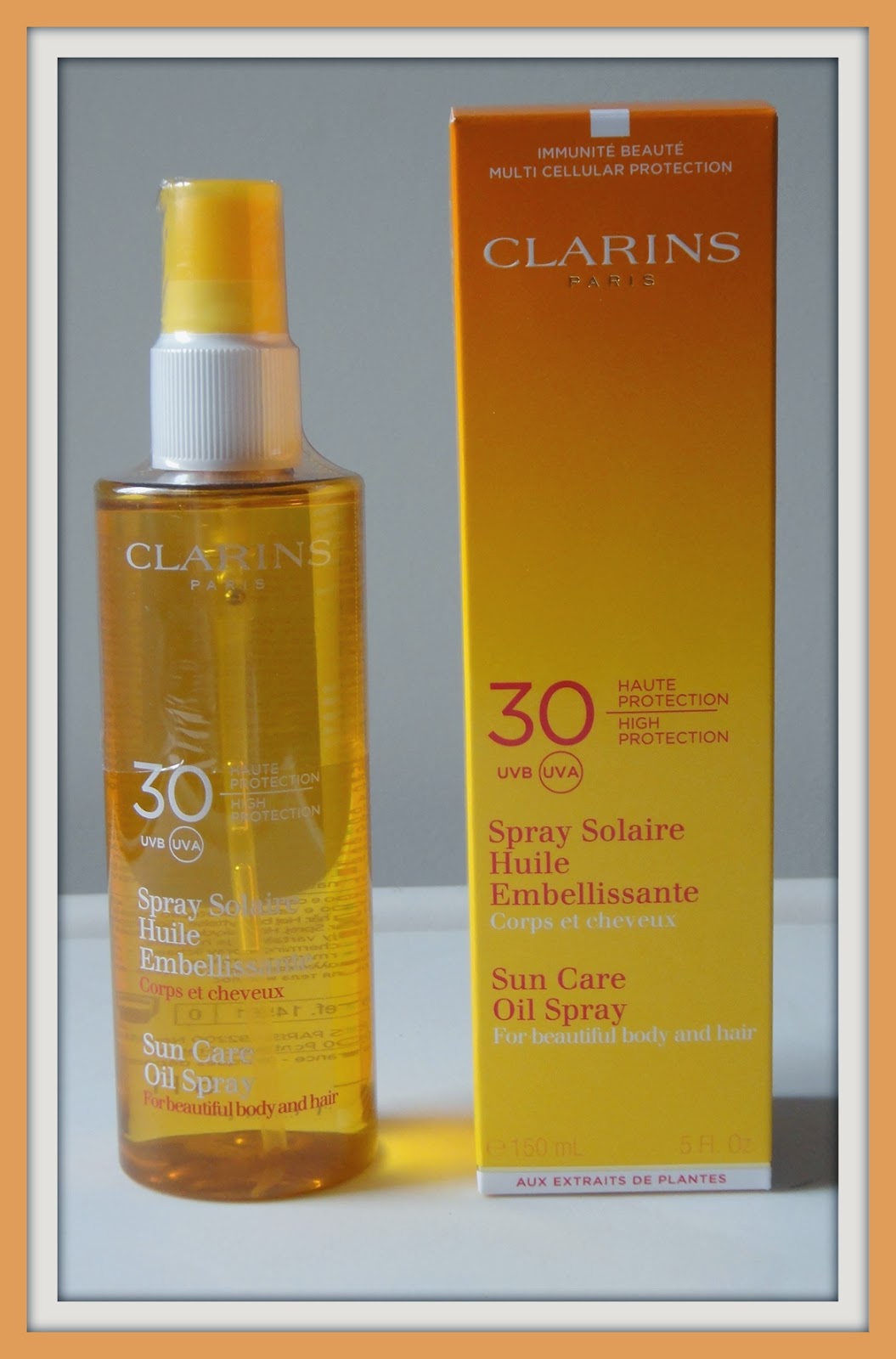 New In Clarins Sun Care Oil Spray Must Be...Pink!