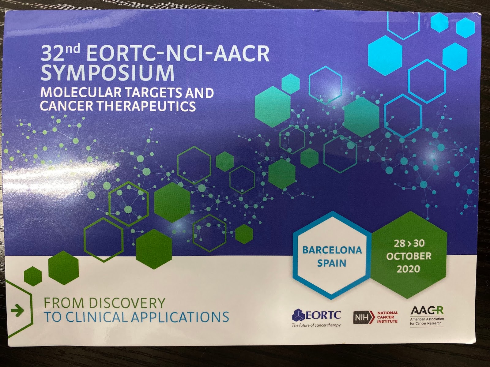 32nd EORTCNCIAACR SYMPOSIUM BARCELONA 東北大学大学院医学系研究科抗体創薬研究分野の研究日記