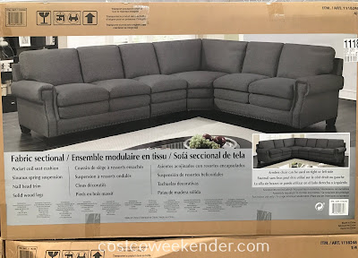 Costco 1118246 - Fabric Sectional: great for any home