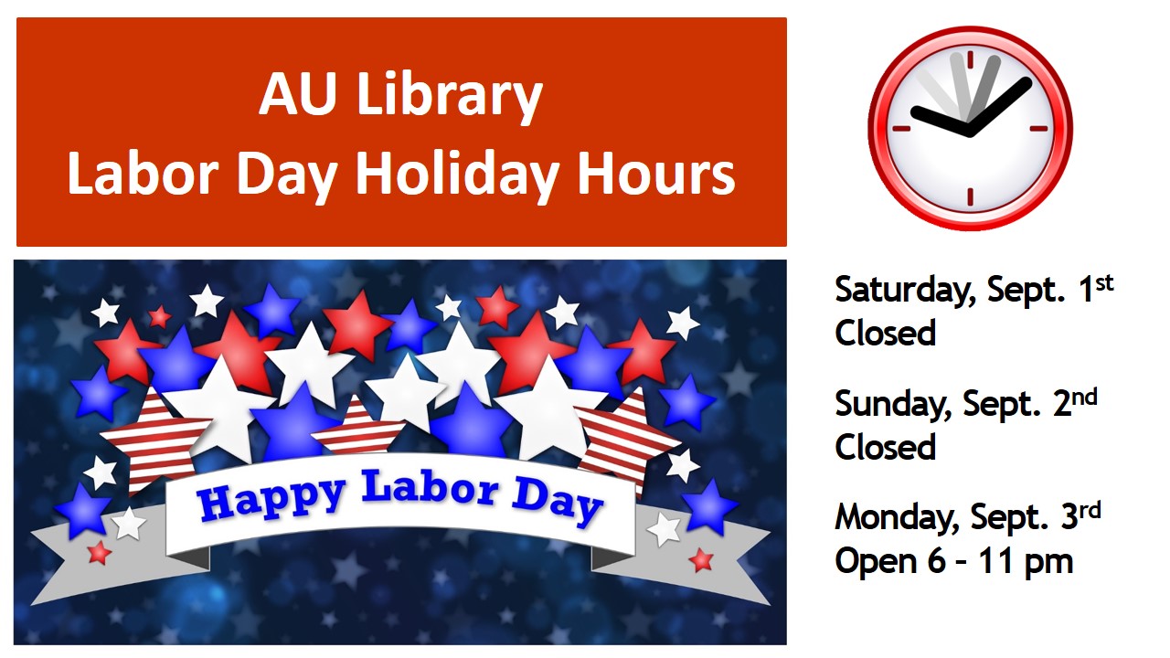 Archer Library News Hours Update Labor Day