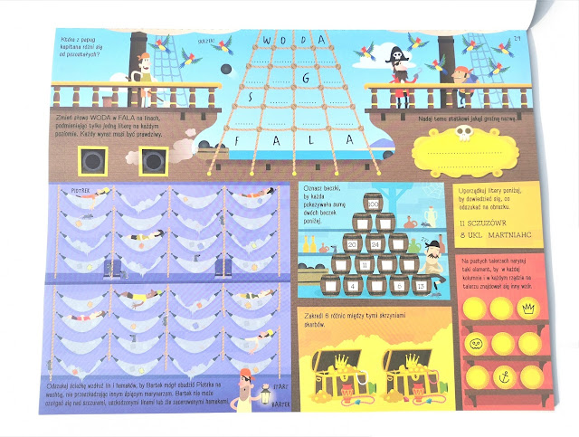 zagadki logiczne dla dzieci, na zdjęciu okręt piracki i matematyczne zadania tekstowe z motywem pirackim