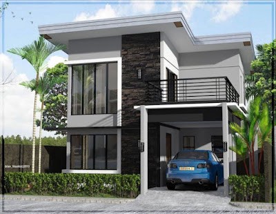 2 Storey Minimalist House Designs