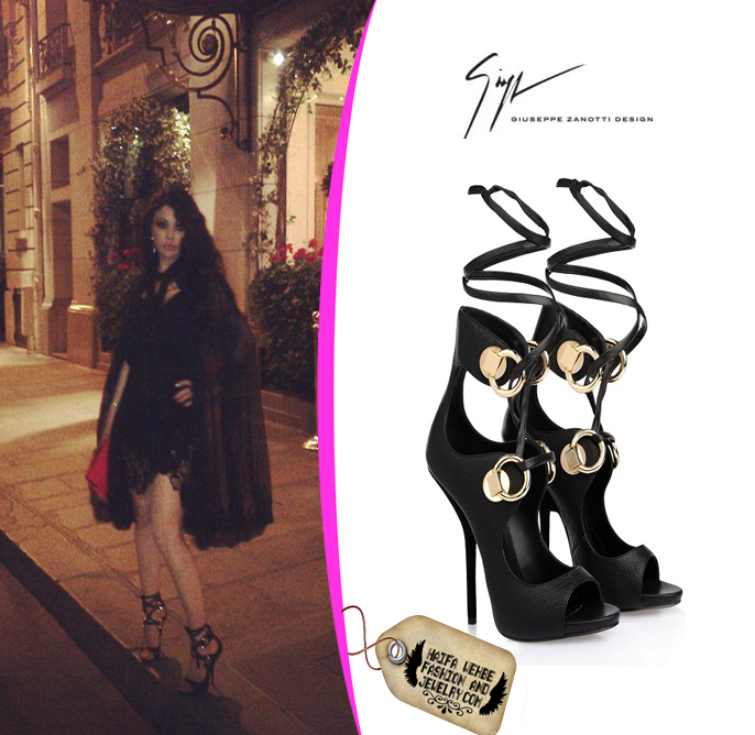 Haifa wehbe fashion and jewelry: Haifa Wehbe wearing Giuseppe Zanotti ...