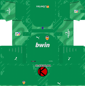 Valencia CF 2019/2020 Kit - Dream League Soccer Kits - Kuchalana