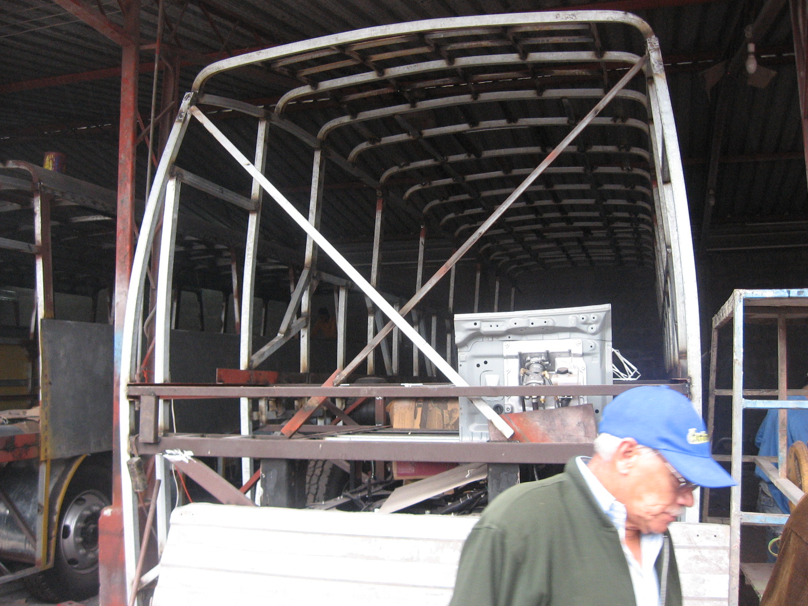 construcción de un bus