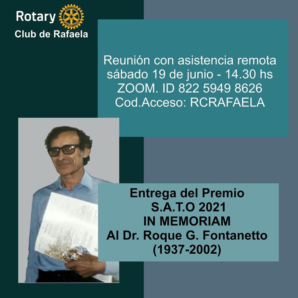 Premios .O. - (Servicio a través de la Ocupación) - Rotary Club de  Rafaela
