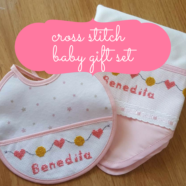 Cross Stitch Baby Gift Set Cross Stitch Baby Gift Set