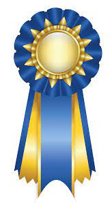 Award blue ribbon