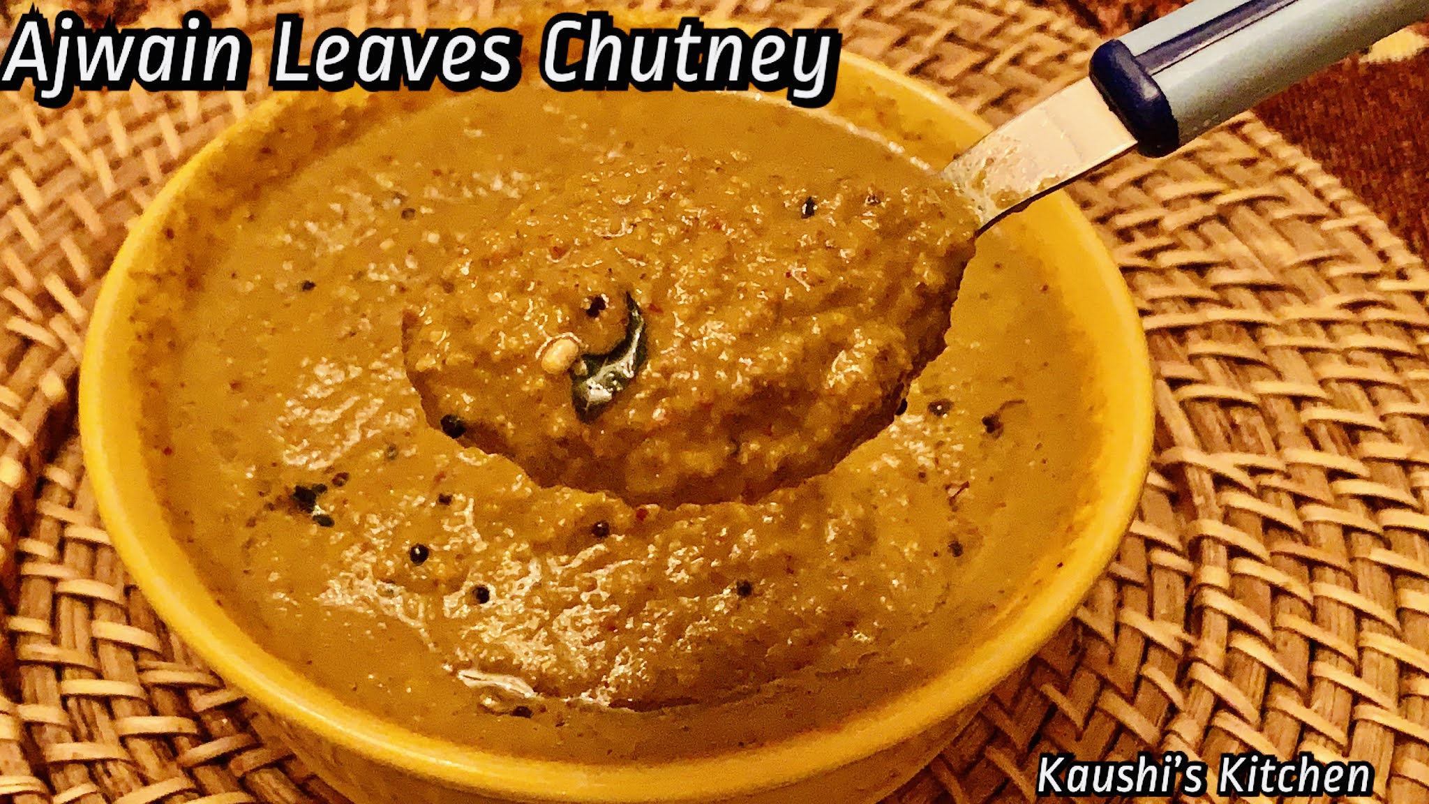 Ajwain Leaves Chutney Karpooravalli Chutney Omavalli Chutney