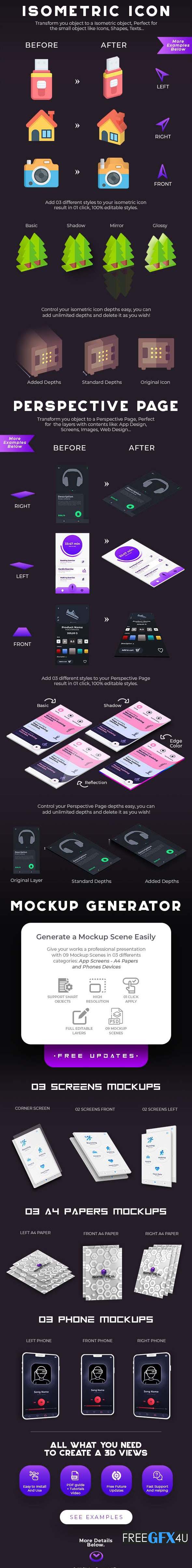 Isometrical 3D View Generator Photoshop Plugin Isometrical 3D View Generator Photoshop Plugin