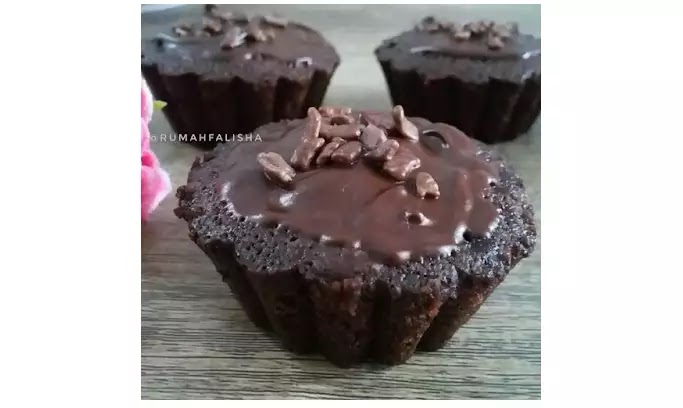 cara membuat chocolate mud cupcakes yang mudah dan unik