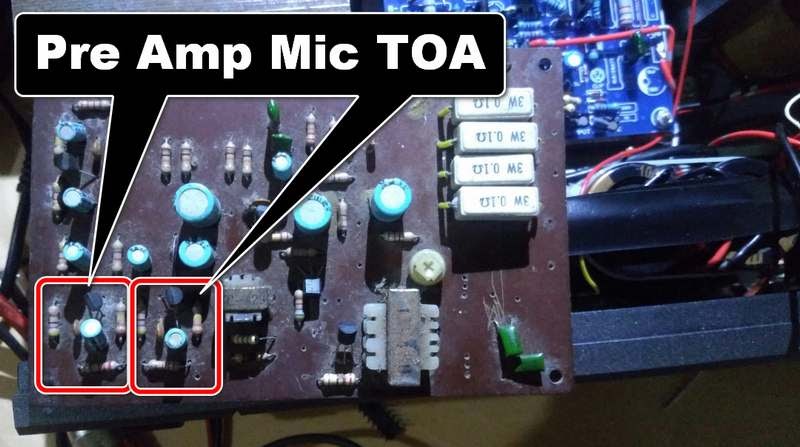 Skema Pre Amp Mic TOA Sederhana 1 TR Kreasi Kita