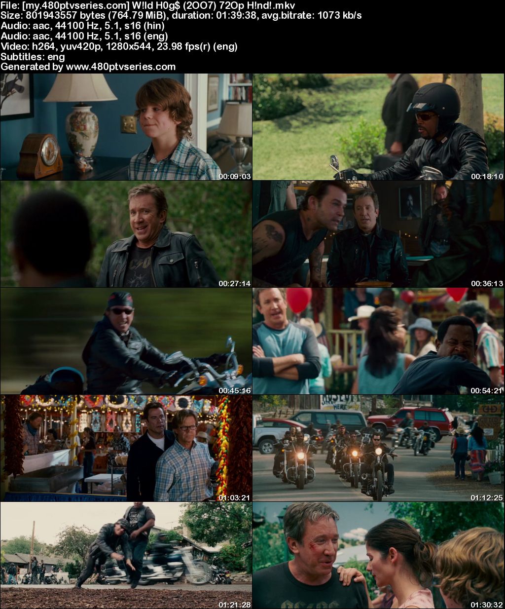 Watch Onlin Free Wild Hogs (2007) Full Hindi Dual Audio Movie Download 480p 720p Bluray