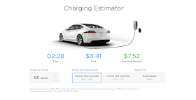 charging cost for tesla model 3