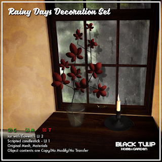 [Black Tulip] HG - Rainy Days - Decoration Set