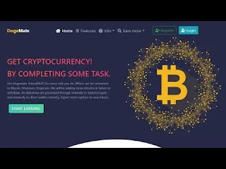 Dogemate, Situs Penghasil Bitcoin Gratis Dengan Pembayaran Instan