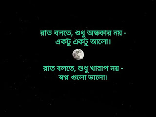 শুভ রাত্রির 35 টি শুভেচ্ছা বার্তা || Bengali Good Night Wishes Quote
