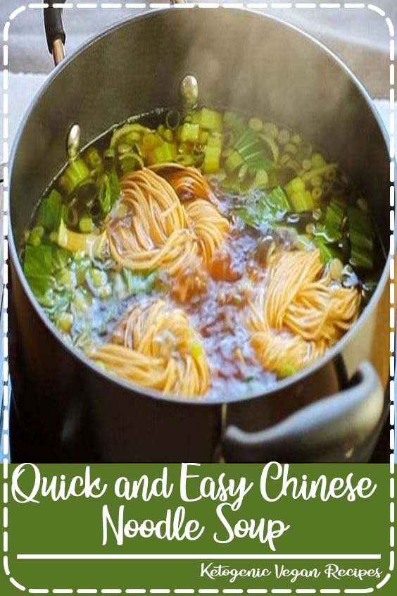 Quick and Easy Chinese Noodle Soup - Darwin Recipes