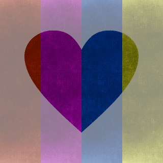 Fondos de pantalla de corazones de colores