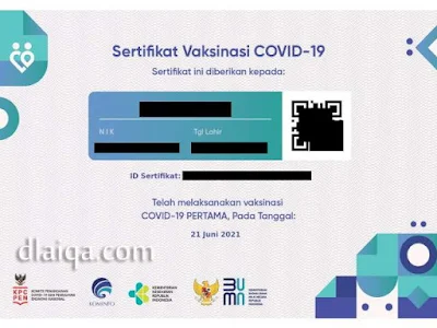 sertifikat vaksinasi Covid-19