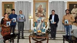 Anandiben Patel released the world's first scientific book Bye Bye Corona