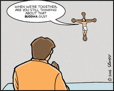 Funny Jealous Jesus Cartoon Picture
