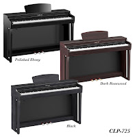 Yamaha CLP-725 cabinet color options