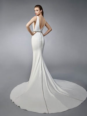Norianna K'Mich Weddings - wedding planning - wedding dresses - grecian white open back dress - enzoani