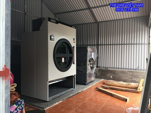 Máy giặt sấy công nghiệp cho khách hàng ở Hưng Yên