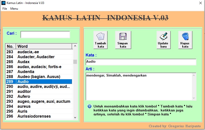 Download Software Kamus LatinIndonesia Lengkap Dengan Download Software Kamus LatinIndonesia Lengkap Dengan
