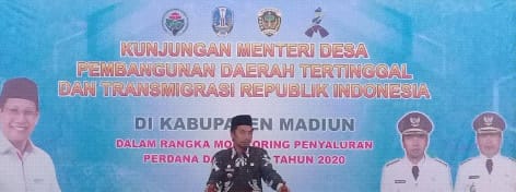 Kabupaten Madiun Jadi Daerah Pertama, Menyalurkan Dana Desa Tahun 2020