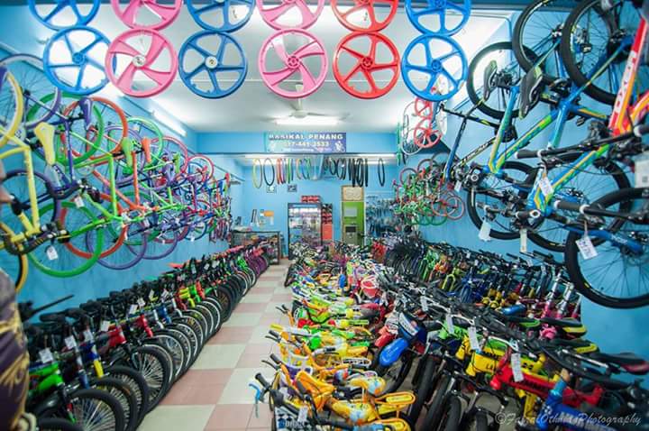 Basikal Penang Beli Hadiah Hari Lahir Ke2 Aqil di Sana Belog Zai