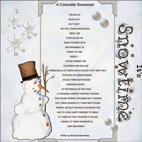 lo 1 - Concrete Snowman