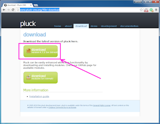 Install Pluck PHP CMS on windows XAMPP tutorial 2