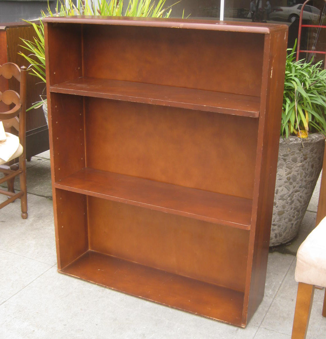 UHURU FURNITURE & COLLECTIBLES SOLD Wooden Bookshelf [w/ adjustable