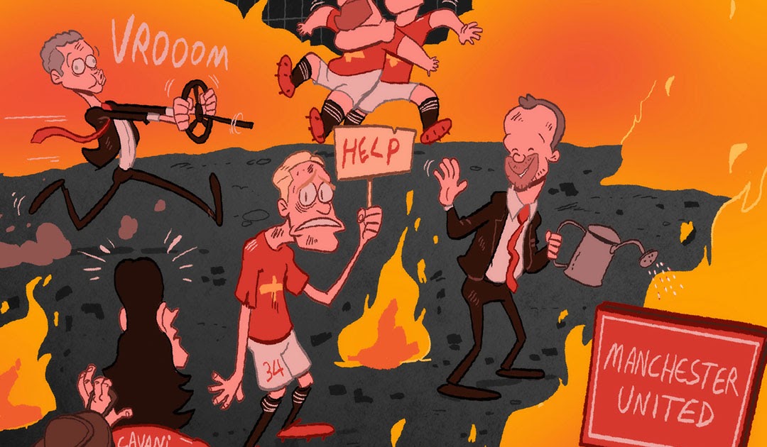 Omar Momani cartoons: Welcome to Old Trafford, Edinson Cavani...