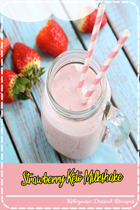 Strawberry Keto Milkshake Easy Family Recipes