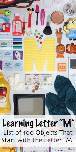 Sly Spoon: Toddler A-Z - 100 Objects That Start with the Letter "M"