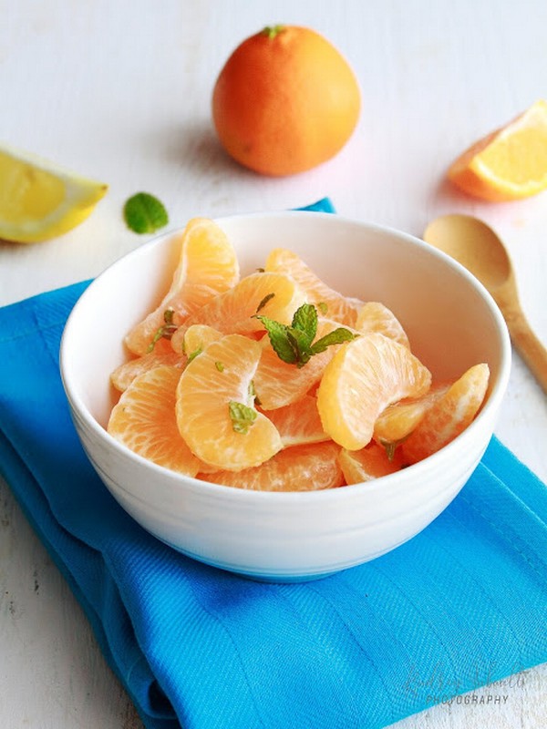Salade de clémentines à la fleur d'oranger / Petit Bec Gourmand